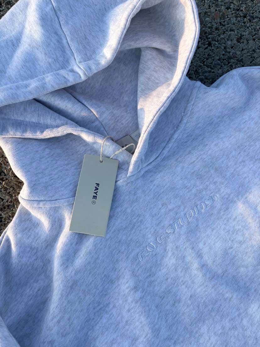 99 HOODIE GREY WHITE