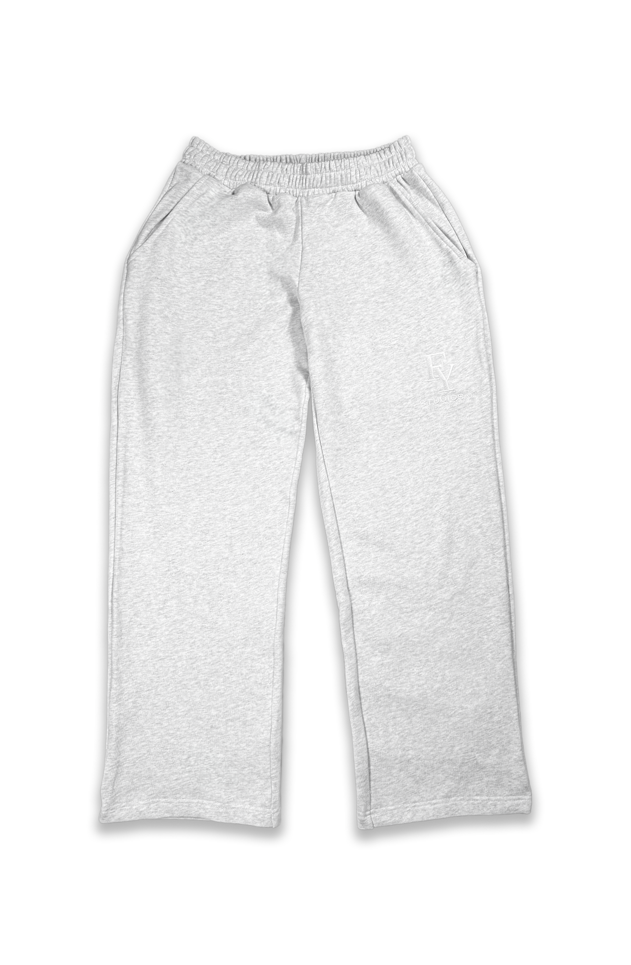 FY LOW RISE SWEATPANTS GREY WHITE